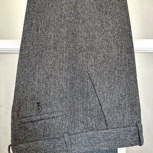 JCrew Herringbone Wool trousers